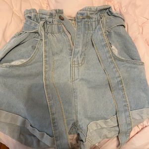 Paperbag shorts